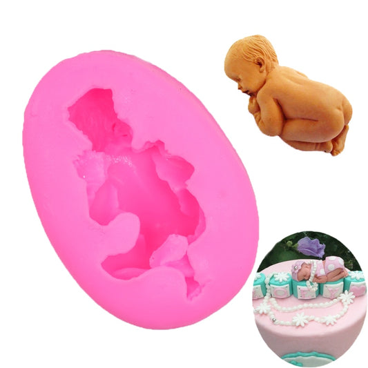 Silicone Baby Topper Mold for Cake Decorating by HitMyNeed