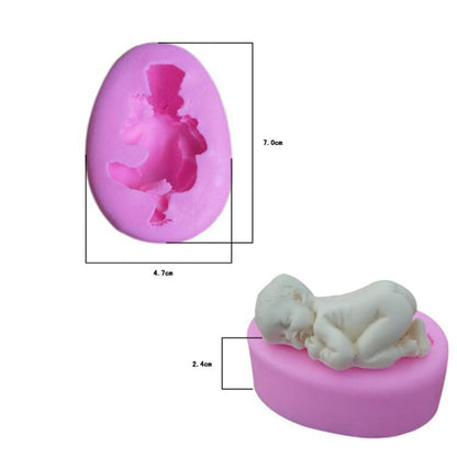 Silicone Baby Topper Mold for Cake Decorating by HitMyNeed