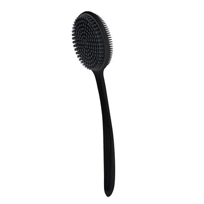 Silicone Back Scrubber with Long Handle, Double Sided black by HitMyNeed