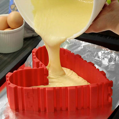 Silicone Bake Snake Flexible Cake Mold Set (4 pcs) by HitMyNeed