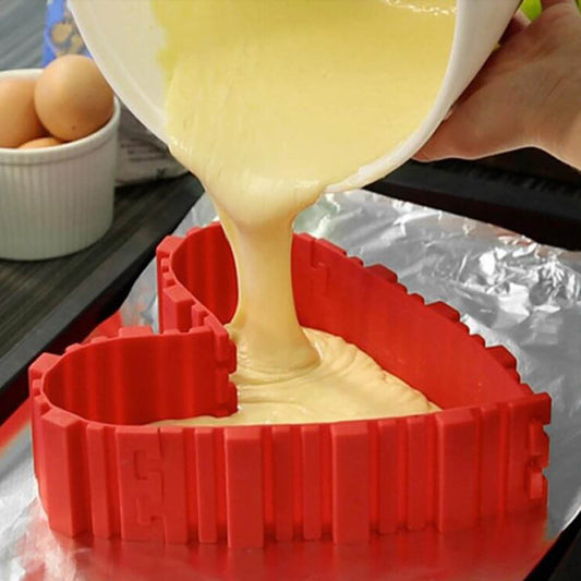 Silicone Bake Snake Flexible Cake Mold Set (4 pcs) by HitMyNeed
