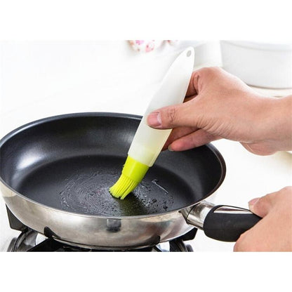 Silicone Basting Brush with Refillable Oil Container by HitMyNeed