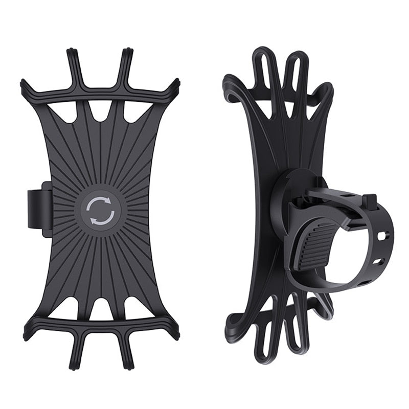 Silicone Bike Phone Holder, 4-6.5 inch Phones by HitMyNeed