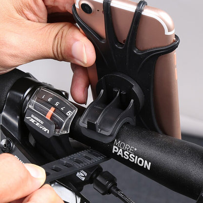 Silicone Bike Phone Holder, 4-6.5 inch Phones by HitMyNeed