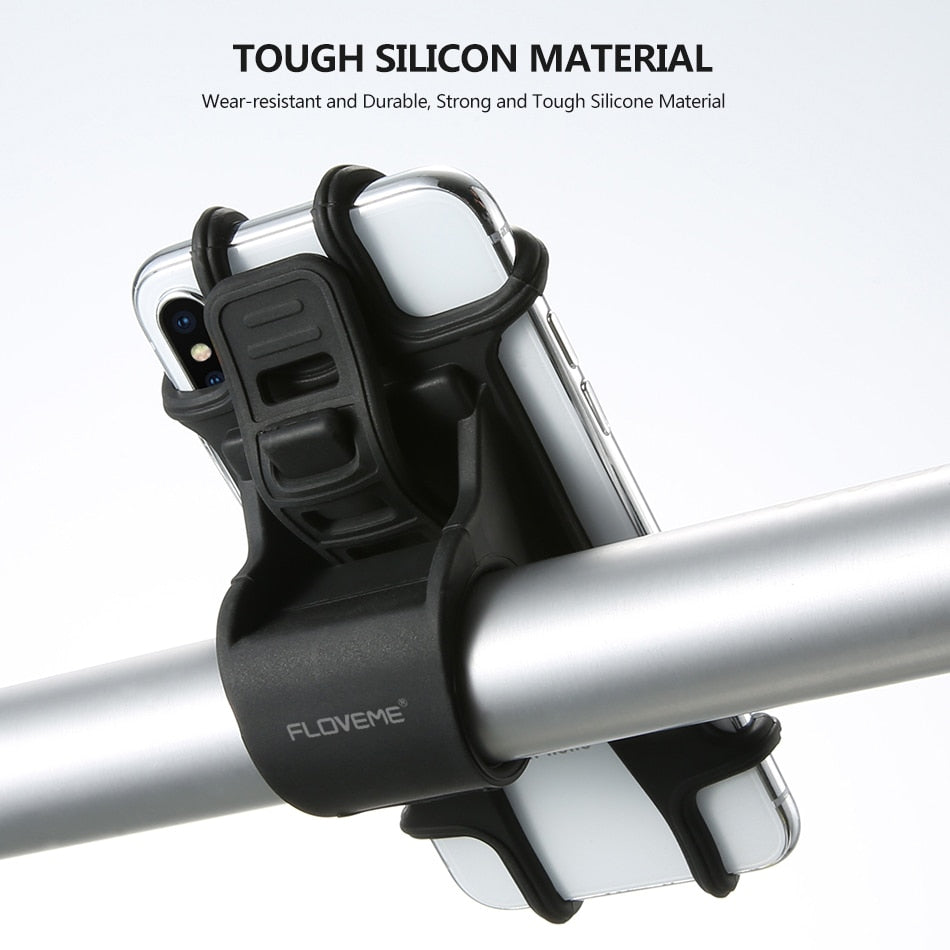 Silicone Bike Phone Mount Holder 4-6.3 Inch by HitMyNeed