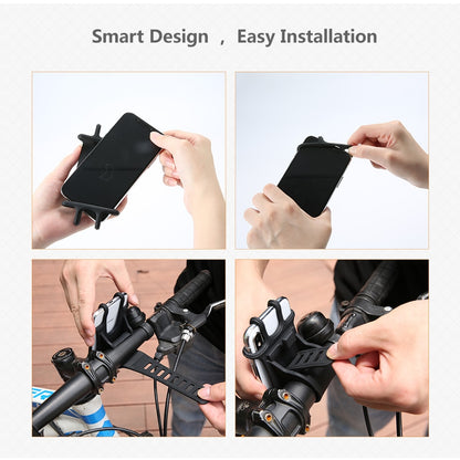 Silicone Bike Phone Mount Holder 4-6.3 Inch by HitMyNeed