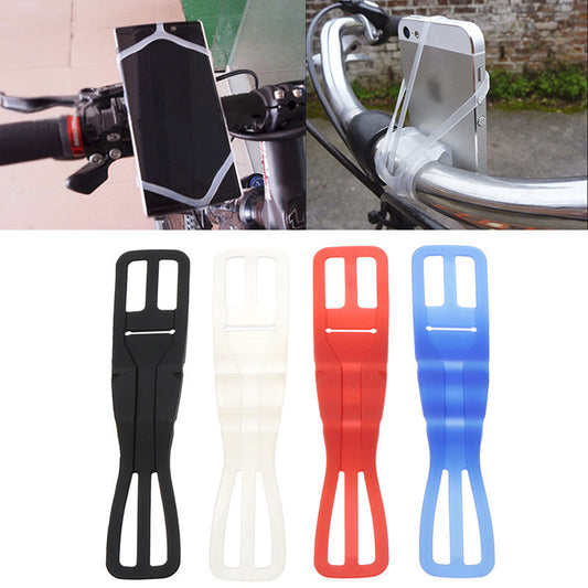 Silicone Bike Phone Mount Holder for Handlebars by HitMyNeed
