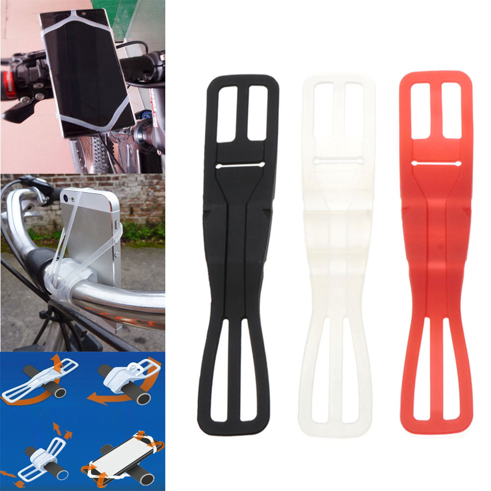 Silicone Bike Phone Mount Holder for Handlebars by HitMyNeed