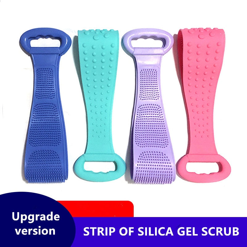 Silicone Body & Back Scrubber Exfoliating Strap by HitMyNeed
