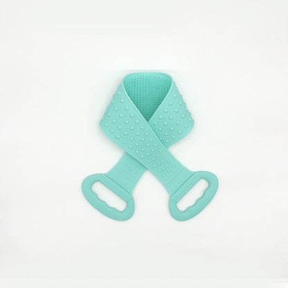 Silicone Body & Back Scrubber Exfoliating Strap green by HitMyNeed