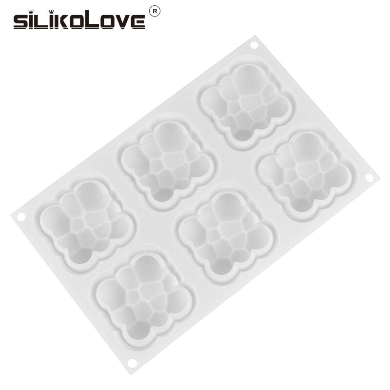 Silicone Bubble Candle Mold Tray - 6-Cavity by HitMyNeed