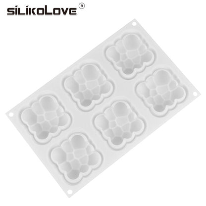 Silicone Bubble Candle Mold Tray - 6-Cavity by HitMyNeed