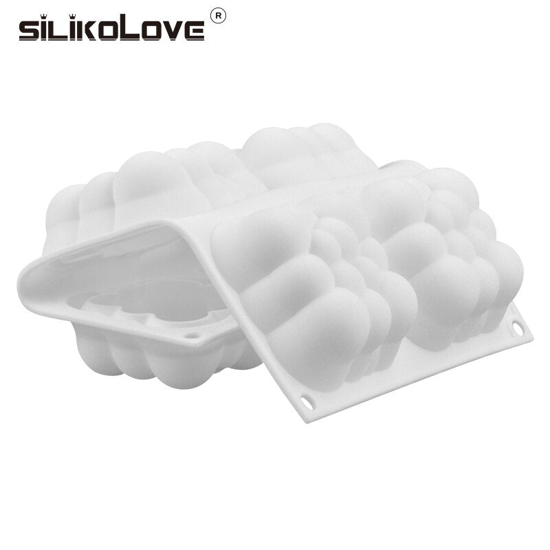 Silicone Bubble Candle Mold Tray - 6-Cavity by HitMyNeed