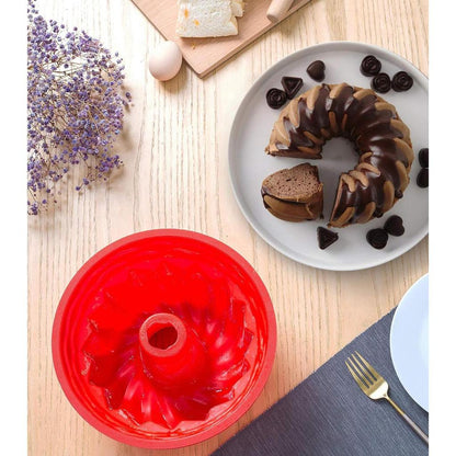 Silicone Bundt Cake Mold Baking Pan, 24 cm by HitMyNeed