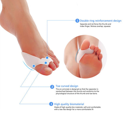 Silicone Bunion Pads Hallux Valgus Correctors (2pcs) by HitMyNeed