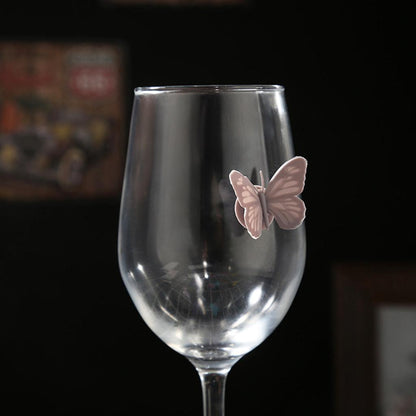 Silicone Butterfly Wine Glass Markers, 10 Pack by HitMyNeed