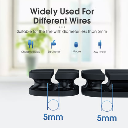 Silicone Cable Holder Clip Organizer Set by HitMyNeed