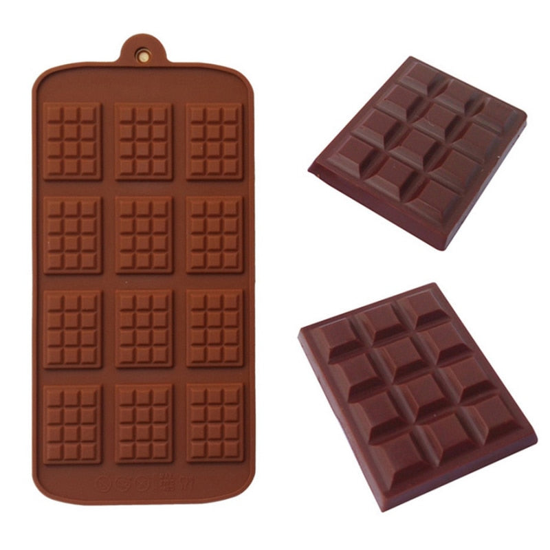 Silicone Candy Bar Mold for 12 Chocolate Bars by HitMyNeed