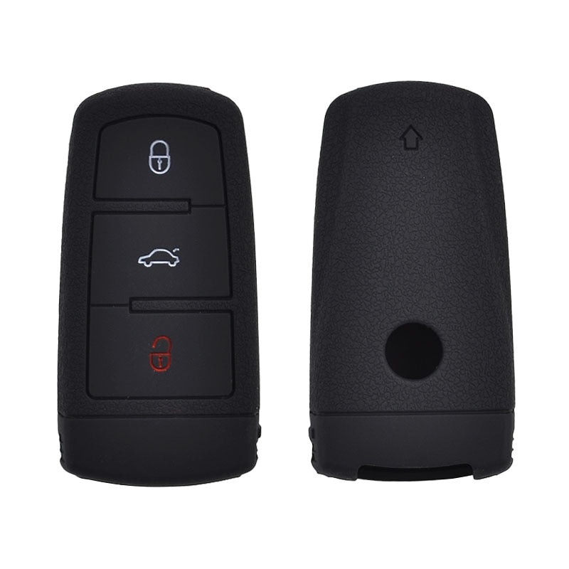 Silicone Car Key Cover for VW Passat & CC (3-Button) by HitMyNeed