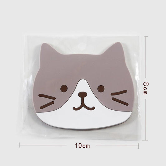Silicone Cat Drink Coaster for Hot & Cold Beverages 2.0 13cm-15cm by HitMyNeed