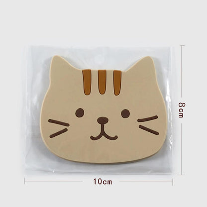 Silicone Cat Drink Coaster for Hot & Cold Beverages 3.0 13cm-15cm by HitMyNeed