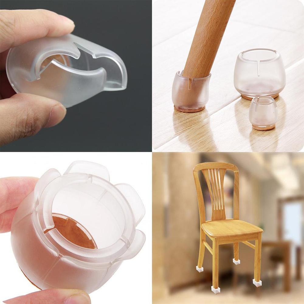 Silicone Chair Leg Caps Set, 16 Pcs Anti-Slip Protectors by HitMyNeed