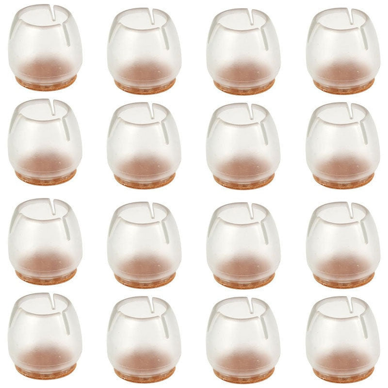 Silicone Chair Leg Caps Set, 16 Pcs Anti-Slip Protectors by HitMyNeed
