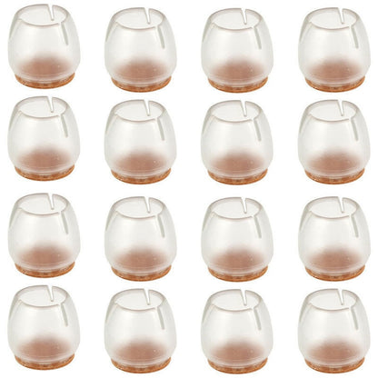Silicone Chair Leg Caps Set, 16 Pcs Anti-Slip Protectors by HitMyNeed