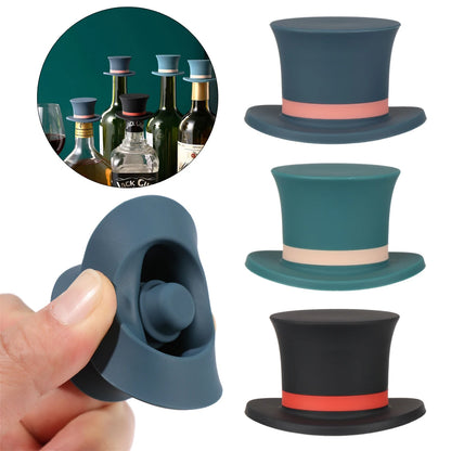 Silicone Champagne & Wine Bottle Stopper Sealer by HitMyNeed