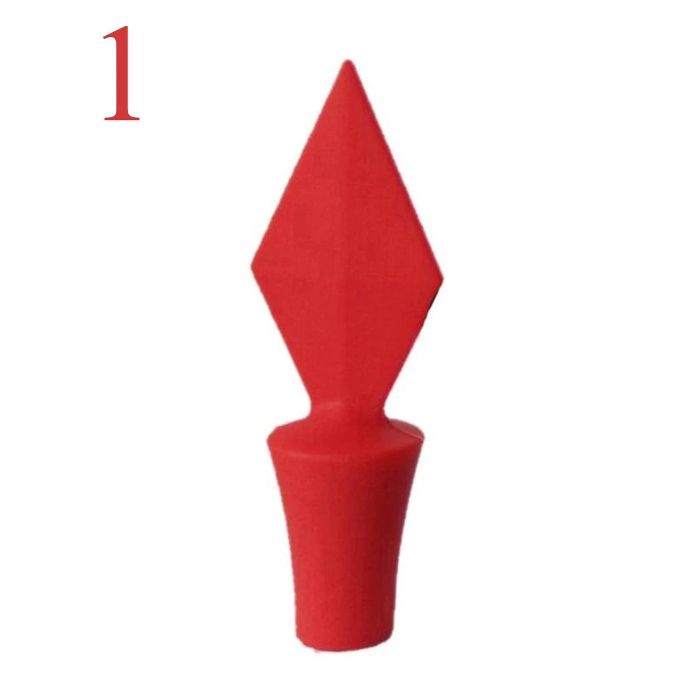 Silicone Champagne & Wine Bottle Stopper Sealer style2-red-1 by HitMyNeed