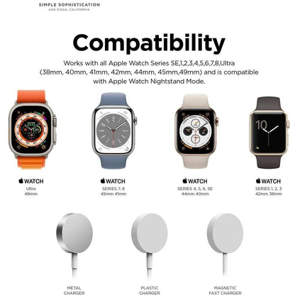 Silicone Charger Stand Dock for Apple Watch Series 2-9 SE by HitMyNeed