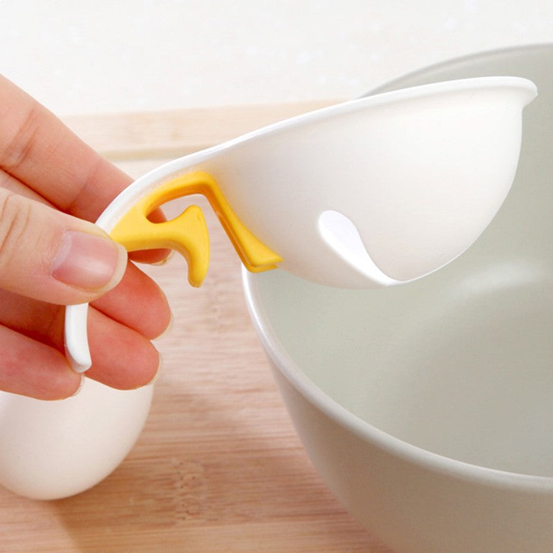 Silicone Clip-On Egg Separator for Bowls by HitMyNeed