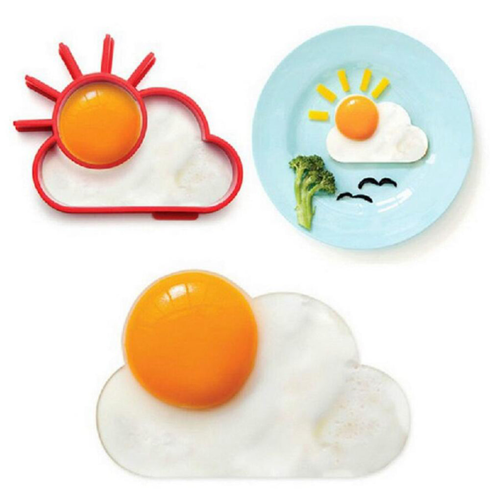 Silicone Cloud Egg Shaper Non-Stick Fried Egg Mold by HitMyNeed