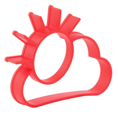 Silicone Cloud Egg Shaper Non-Stick Fried Egg Mold by HitMyNeed