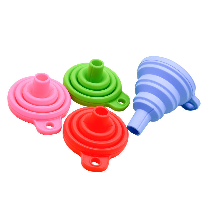 Silicone Collapsible Funnel for Kitchen and Travel by HitMyNeed