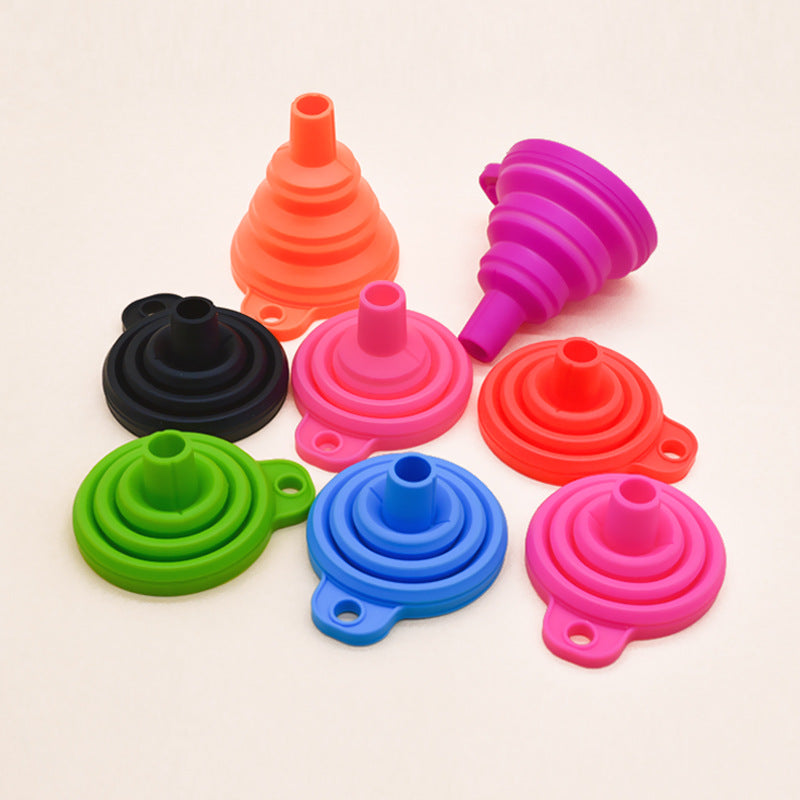 Silicone Collapsible Funnel for Kitchen and Travel by HitMyNeed