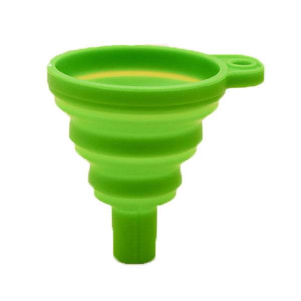 Silicone Collapsible Funnel for Kitchen and Travel big green by HitMyNeed