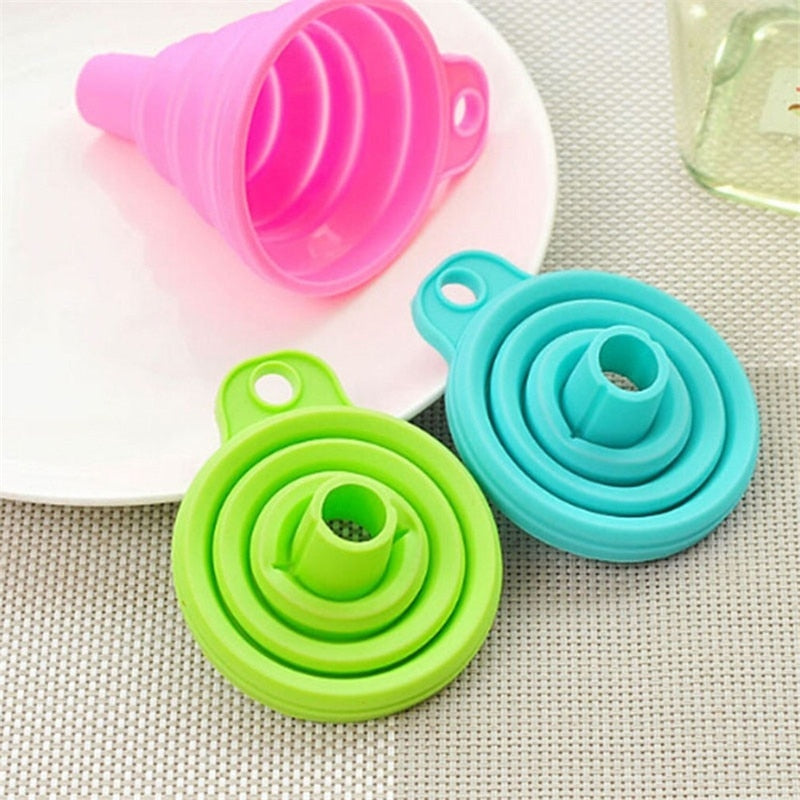 Silicone Collapsible Funnels Set of 2 by HitMyNeed