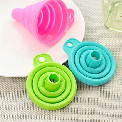 Silicone Collapsible Funnels Set of 2 by HitMyNeed