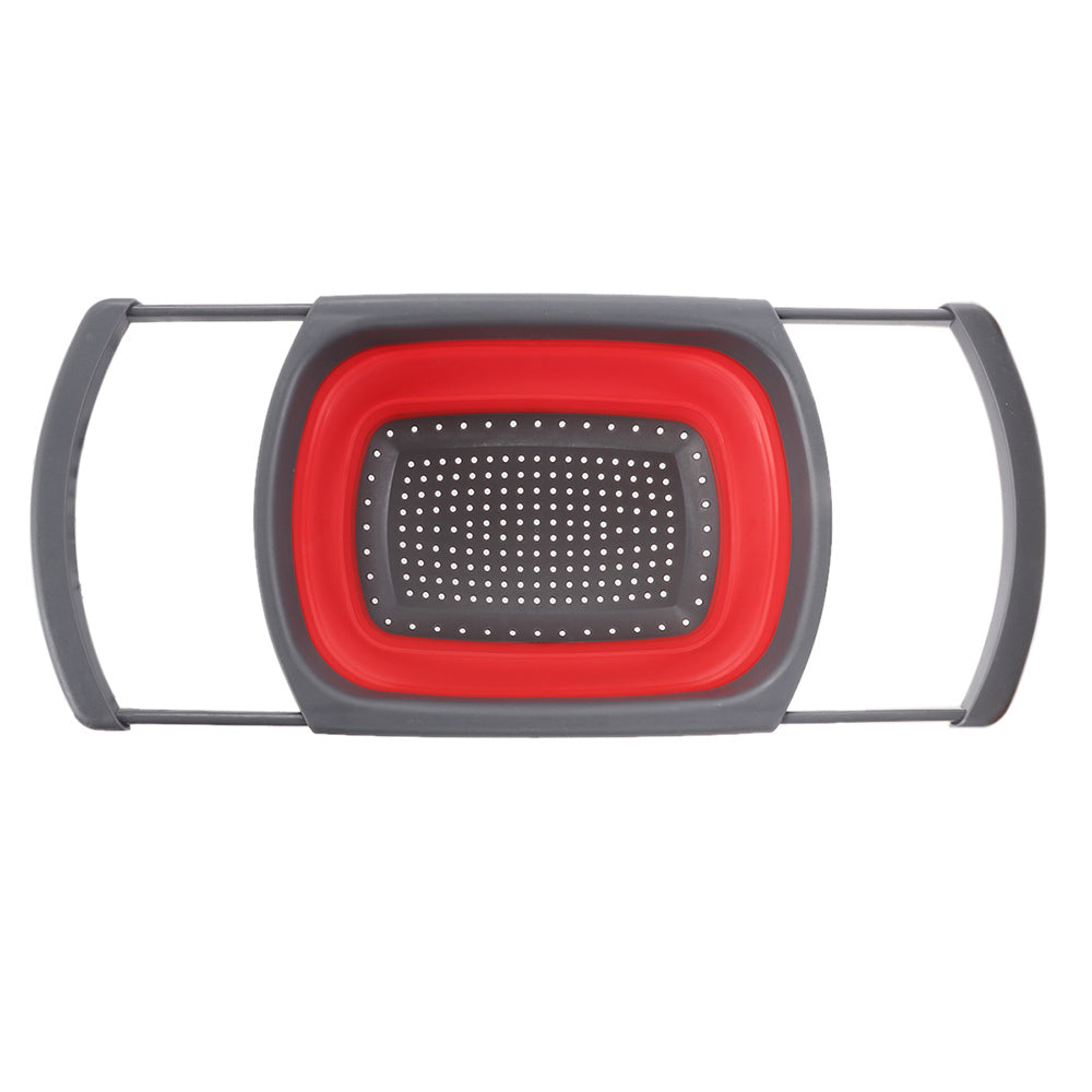 Silicone Collapsible Over-the-Sink Colander by HitMyNeed