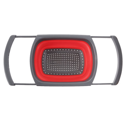 Silicone Collapsible Over-the-Sink Colander by HitMyNeed