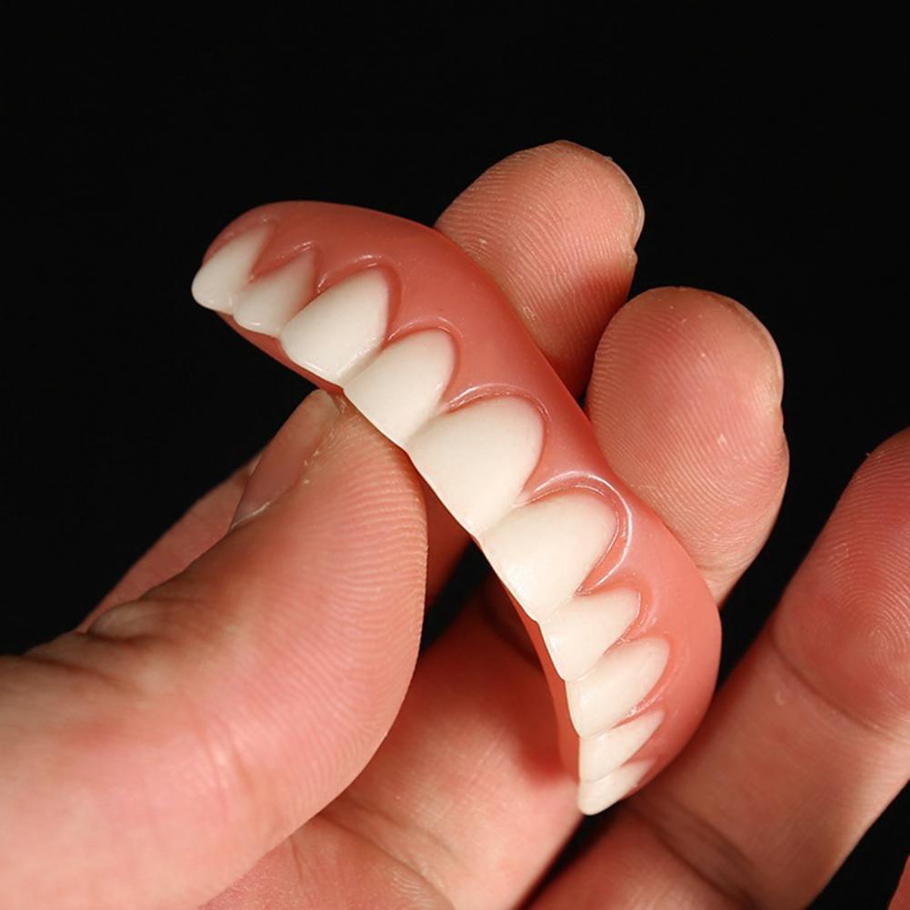 Silicone Cosmetic Fake Teeth Cover - Natural Look by HitMyNeed