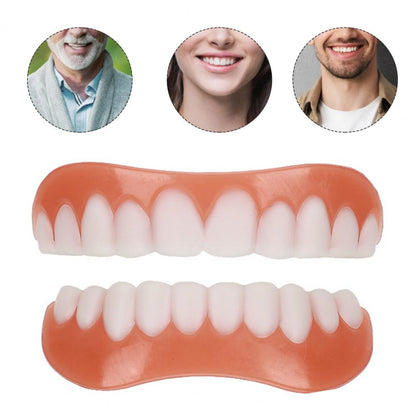 Silicone Cosmetic Fake Teeth Cover - Natural Look by HitMyNeed