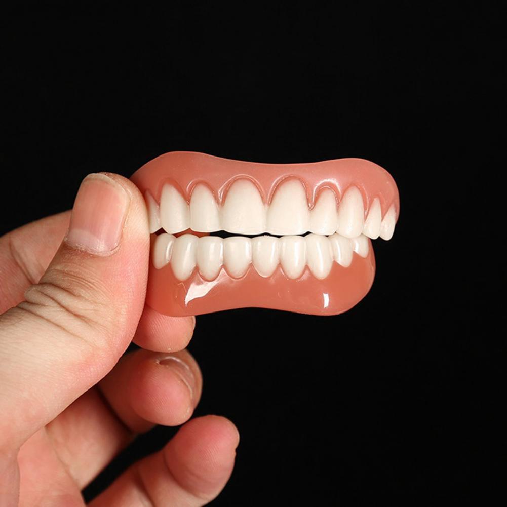Silicone Cosmetic Fake Teeth Cover - Natural Look by HitMyNeed
