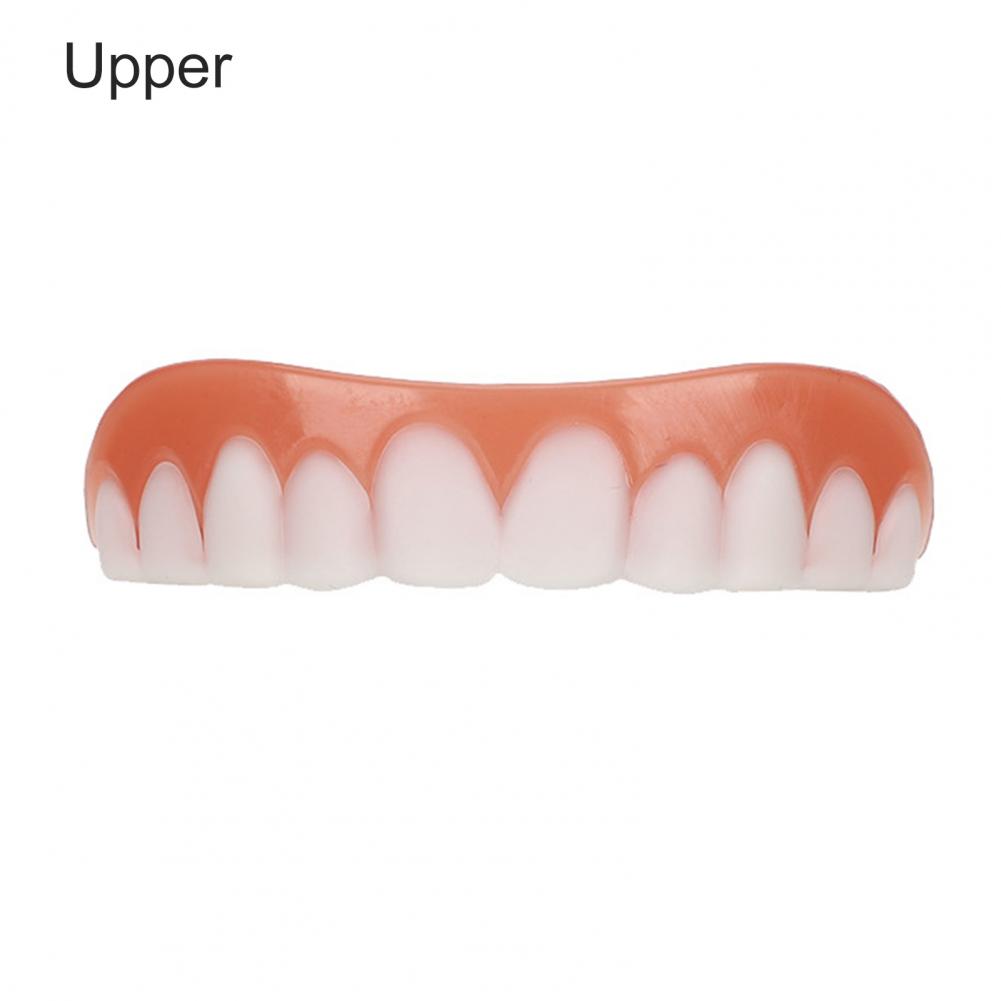 Silicone Cosmetic Fake Teeth Cover - Natural Look upper by HitMyNeed