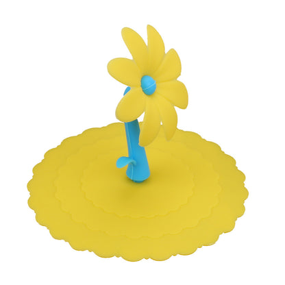 Silicone Cup Cover Lid with Flower Design by HitMyNeed