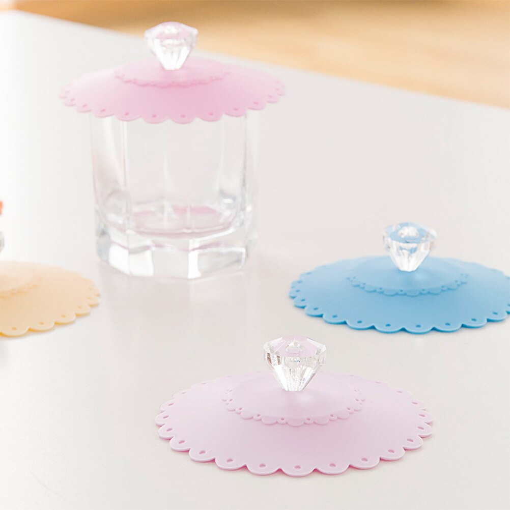 Silicone Cup Lids Set of 6 - Reusable Mug Covers by HitMyNeed