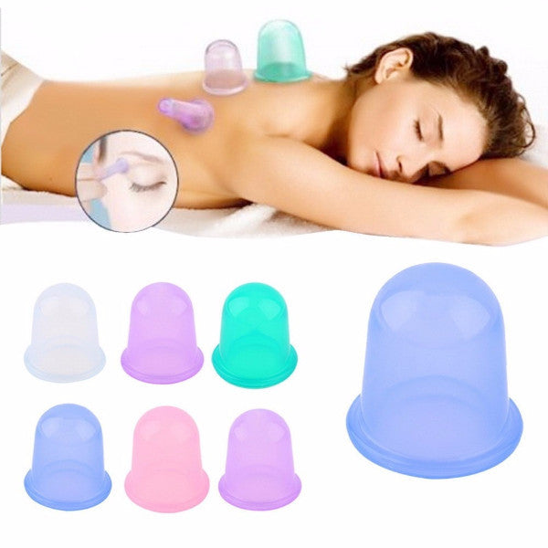 Silicone Cupping Set for Massage and Pain Relief by HitMyNeed