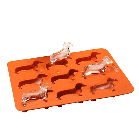 Silicone Dachshund Dog Ice Cube and Candy Tray by HitMyNeed