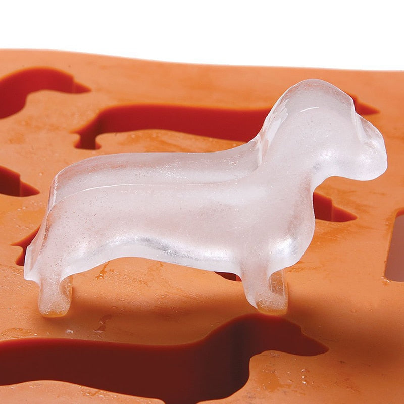 Silicone Dachshund Dog Ice Cube and Candy Tray by HitMyNeed